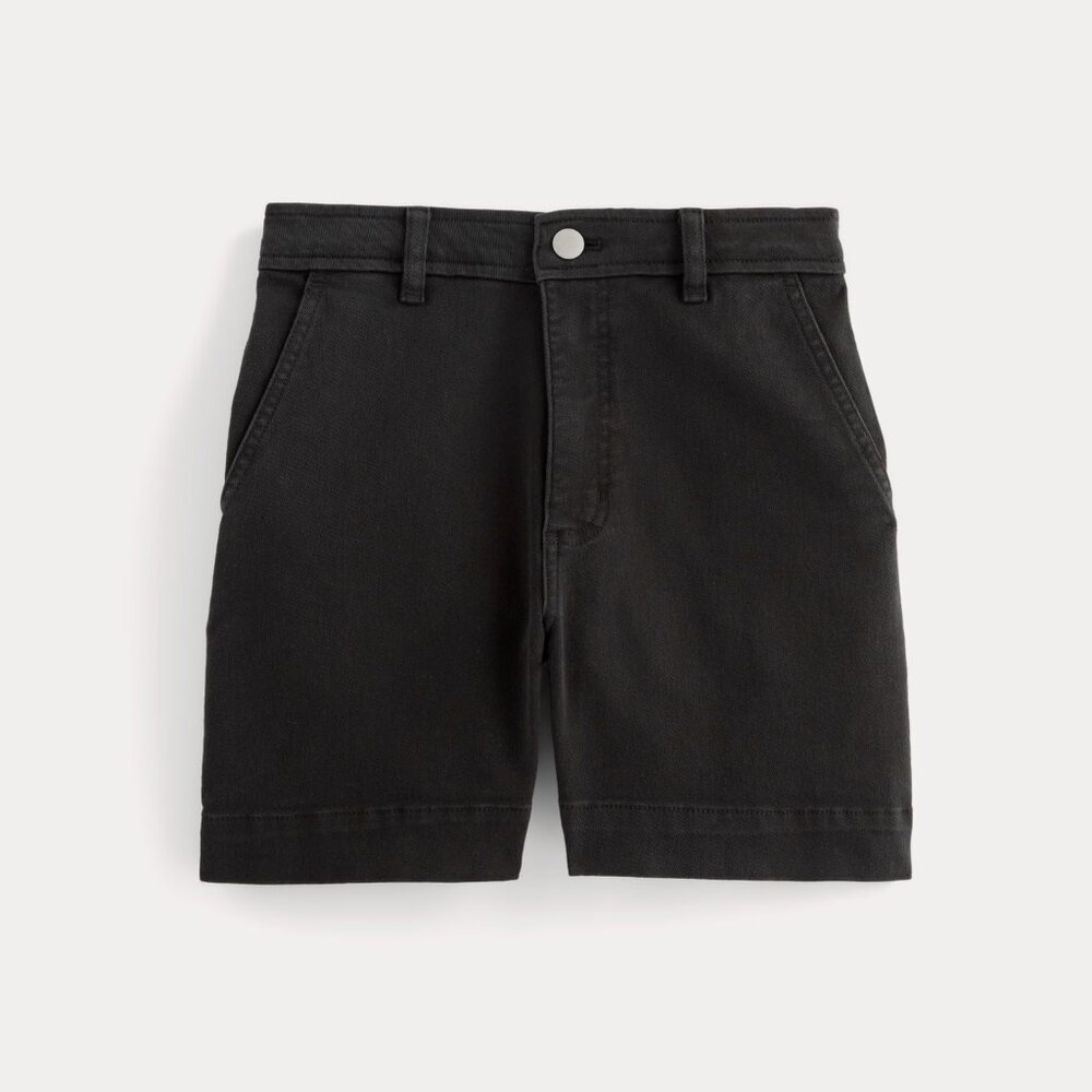 Everlane Women's Utility Short in Black, Size 00, Cotton/Twill